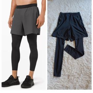 Lululemon men short w/ leggings